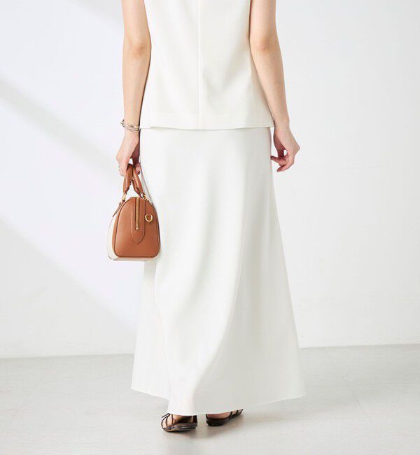 NOLLEY'S sophi「《セットアップ対応》ウォッシャブルドライシャンタンナロースカート」|スカート|