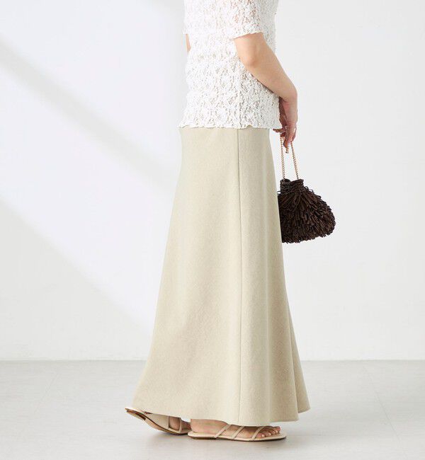 NOLLEY'S sophi「《セットアップ対応》ウォッシャブルドライシャンタンナロースカート」|スカート|