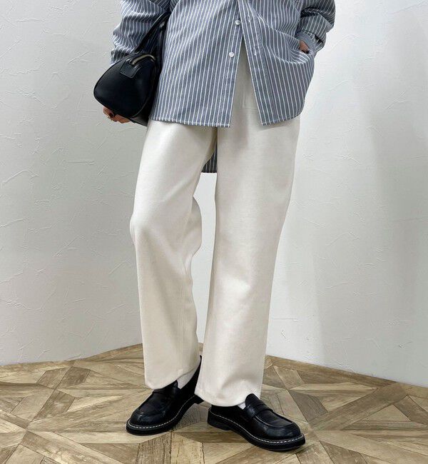 fredy emue「【GEVACO/ゲバコ】ウールライクイージーパンツ」|チノ|