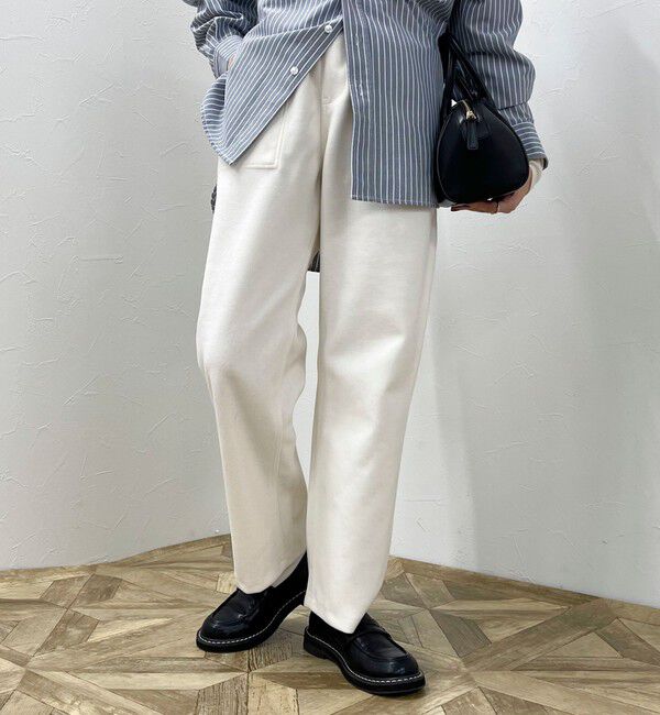 fredy emue「【GEVACO/ゲバコ】ウールライクイージーパンツ」|チノ|