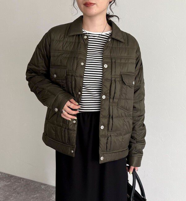 fredy emue「《別注》【TAION/タイオン】DOWN WORK JK ダウンジャケット」|ダウン|カーキ