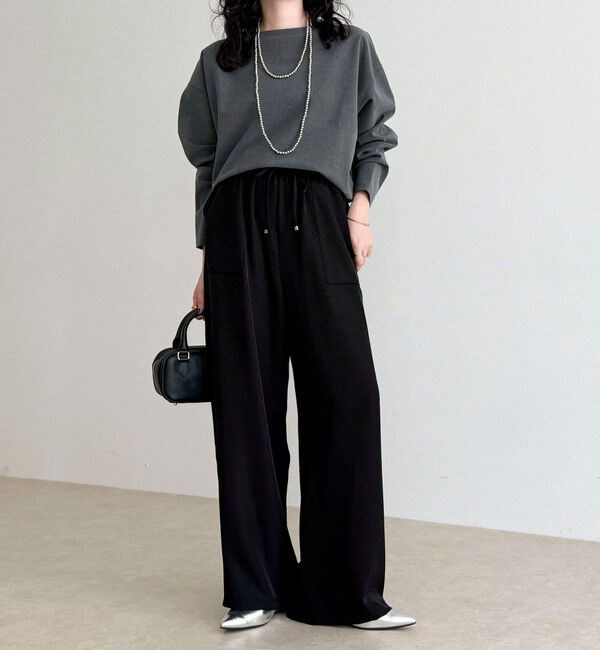 fredy emue「ツイルサテンイージーパンツ」|チノ|