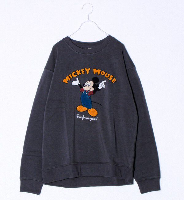 GLOSTER「【ミッキー＆ベイマックス】UNISEX サガラ刺繍 裏起毛スウェット」|スウェット・ジャージ|