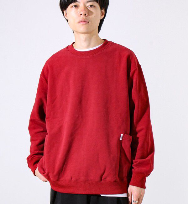 GLOSTER「【ディテールで差がつく】バックステッチサイドポケットスウェット」|スウェット・ジャージ|