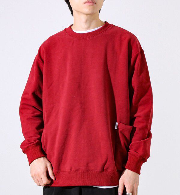 GLOSTER「【ディテールで差がつく】バックステッチサイドポケットスウェット」|スウェット・ジャージ|