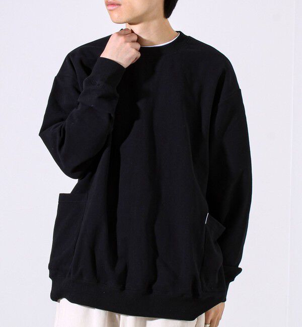 GLOSTER「【ディテールで差がつく】バックステッチサイドポケットスウェット」|スウェット・ジャージ|