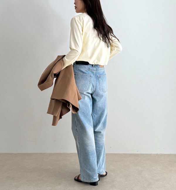 fredy emue「センターFR刺繍ロンTシャツ」|Tシャツ・カットソー|