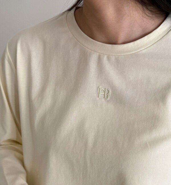 fredy emue「センターFR刺繍ロンTシャツ」|Tシャツ・カットソー|