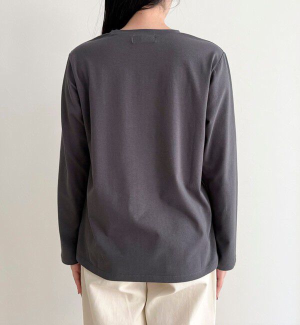 fredy emue「センターFR刺繍ロンTシャツ」|Tシャツ・カットソー|