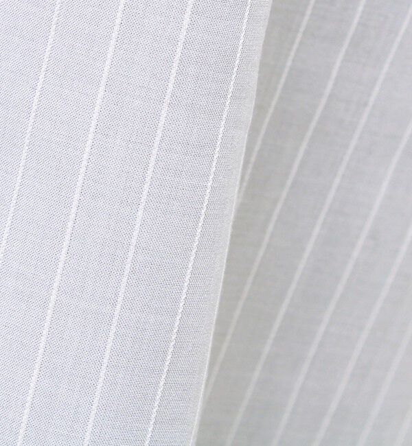 GLOSTER「【ストライプ/無地】レーヨン混 レギュラーカラーシャツ」|シャツ・ブラウス|