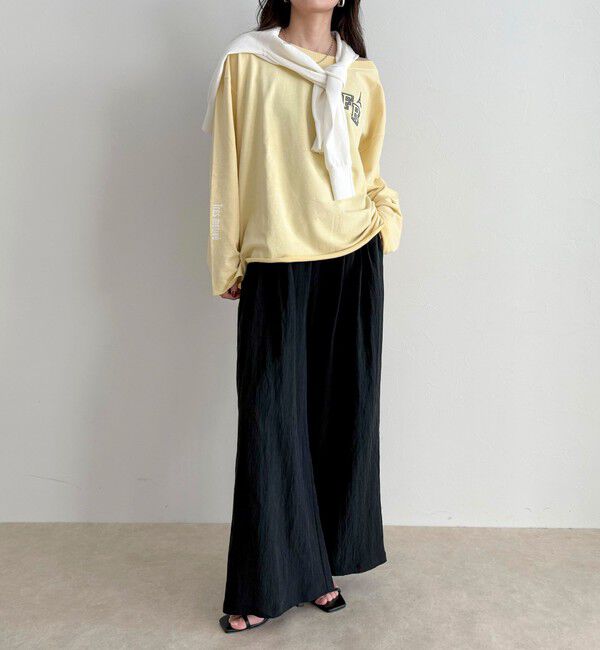 fredy emue「ヴィンテージ加工裏毛オフショルプルオーバー」|Tシャツ・カットソー|