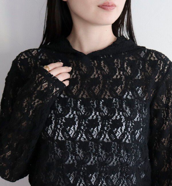 fredy emue「コットンレースフーディ」|Tシャツ・カットソー|