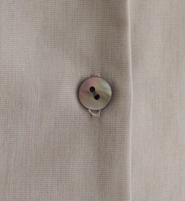 fredy emue「【人気アイテムの夏バージョン】リネン混シアーテーラードシャツ」|シャツ・ブラウス|