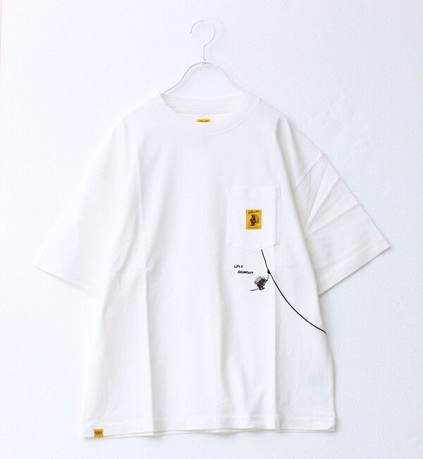 FREDY MAC「【COBMASTER/コブマスター】吸水速乾/抗菌防臭 フォレストジップラインルーズTEE」|Tシャツ・カットソー|ホワイト