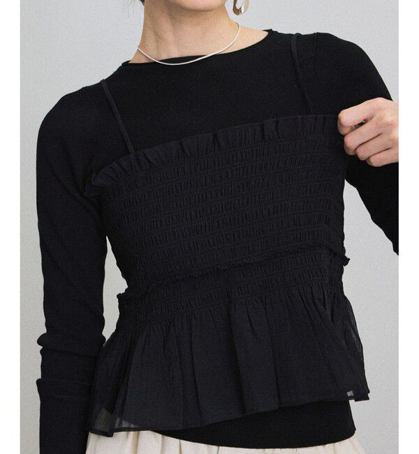 SALON adam et rope'「ビスチェプルオーバーニットセット」|ニット・セーター|