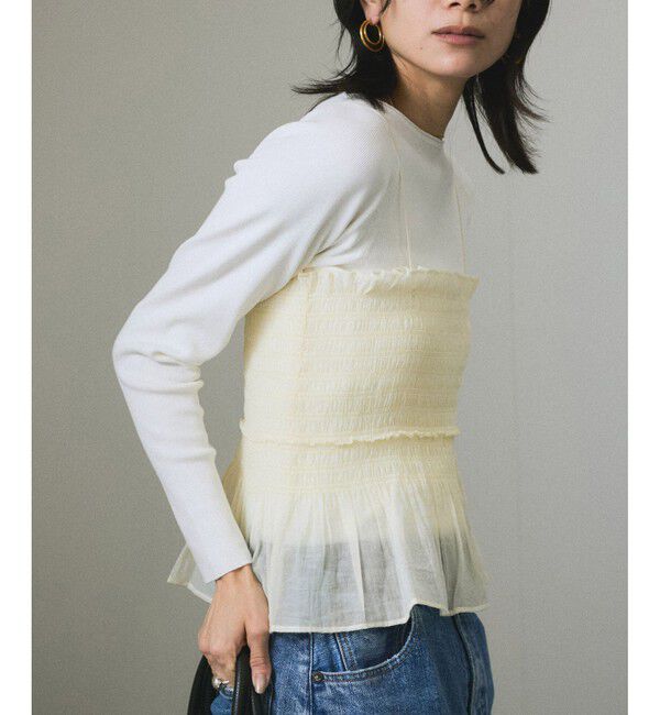 SALON adam et rope'「ビスチェプルオーバーニットセット」|ニット・セーター|