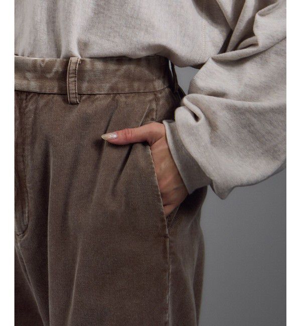 SALON adam et rope'「フェードコーデュロイパンツ / セットアップ対応」|チノ|