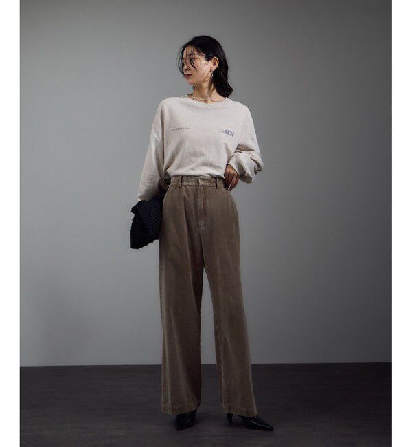SALON adam et rope'「フェードコーデュロイパンツ / セットアップ対応」|チノ|