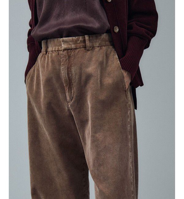 SALON adam et rope'「フェードコーデュロイパンツ / セットアップ対応」|チノ|