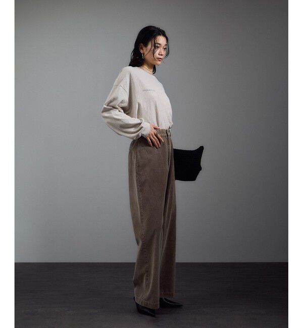 SALON adam et rope'「フェードコーデュロイパンツ / セットアップ対応」|チノ|