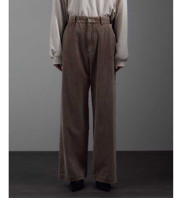SALON adam et rope'「フェードコーデュロイパンツ / セットアップ対応」|チノ|