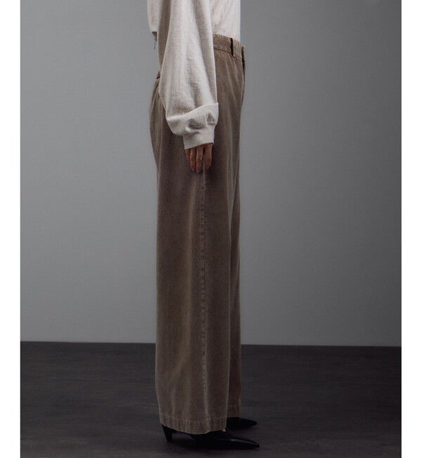 SALON adam et rope'「フェードコーデュロイパンツ / セットアップ対応」|チノ|