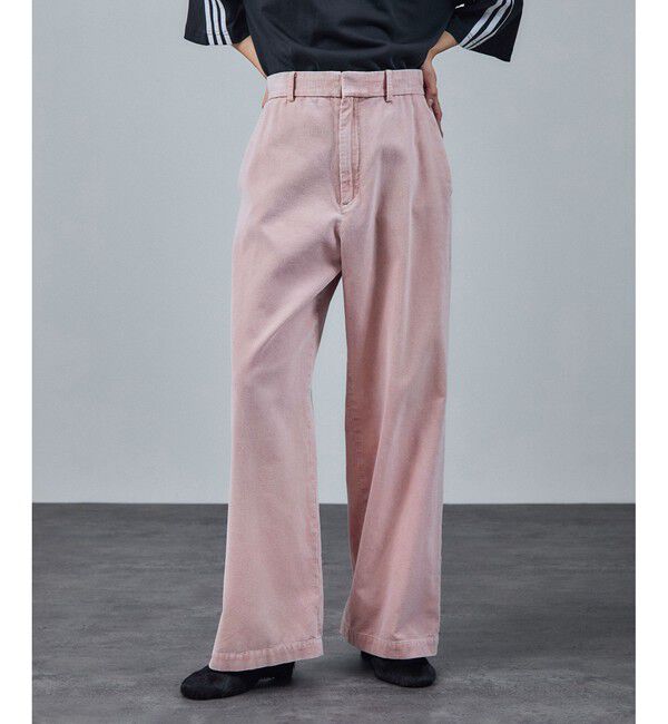 SALON adam et rope'「フェードコーデュロイパンツ / セットアップ対応」|チノ|