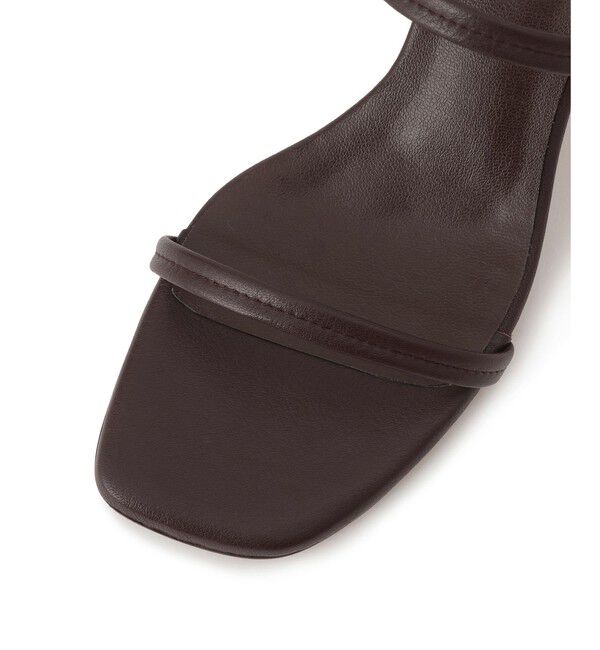 SALON adam et rope'「【W S（ドゥーブル）】レザーヒールサンダル」|サンダル|