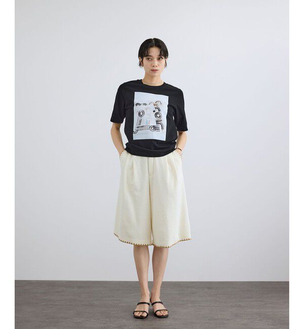 SALON adam et rope'「ミニパイルショートパンツ / セットアップ対応」|チノ|