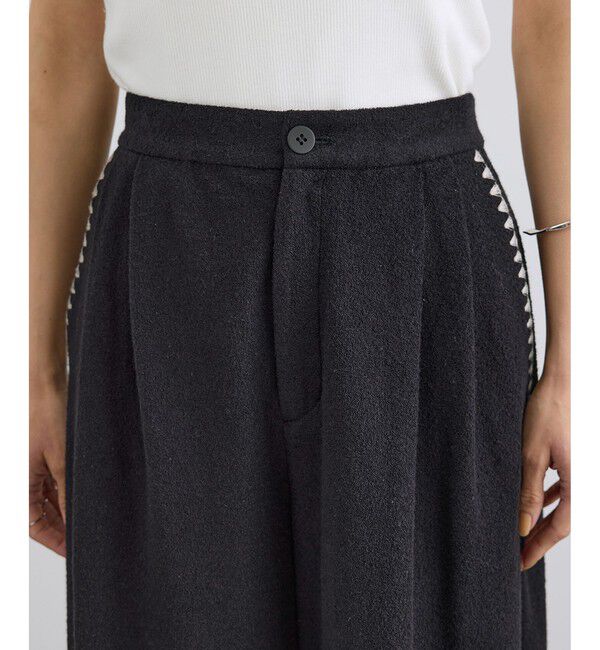 SALON adam et rope'「ミニパイルショートパンツ / セットアップ対応」|チノ|