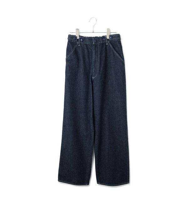 SALON adam et rope'「【KURO for SALON（クロ）】別注EASY TUCK DENIM INDIGO / デニムパンツ」|デニム|