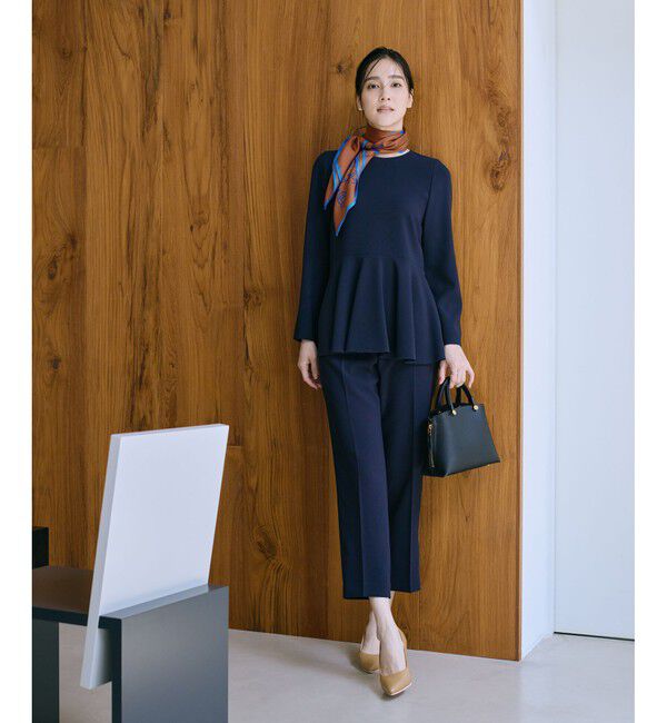 ROPE「トリアセダブルクロス テーパードパンツ/イージーケア・25AW」|チノ|