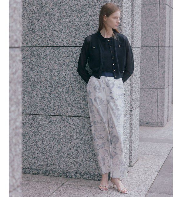 ROPE「ヴィンテージスカーフプリントパンツ/セットアップ対応」|チノ|