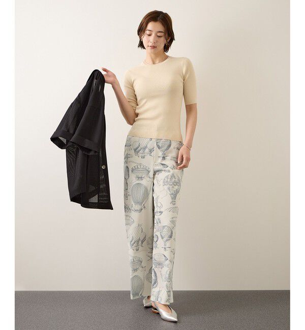 ROPE「ヴィンテージスカーフプリントパンツ/セットアップ対応」|チノ|