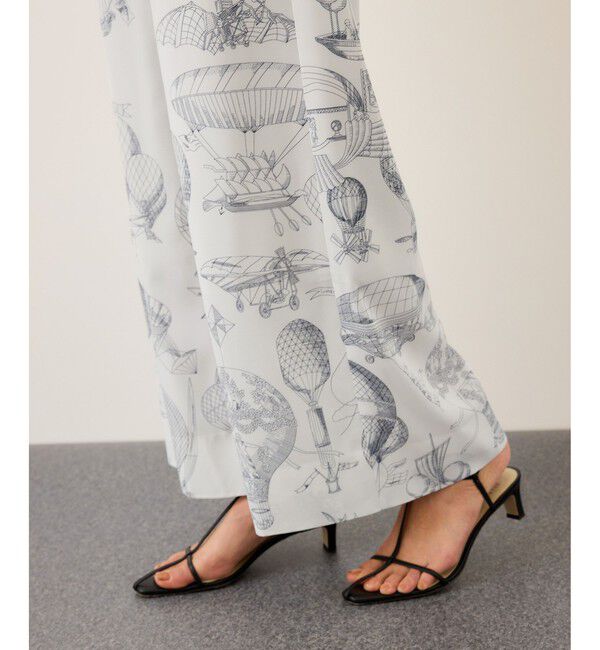 ROPE「ヴィンテージスカーフプリントパンツ/セットアップ対応」|チノ|