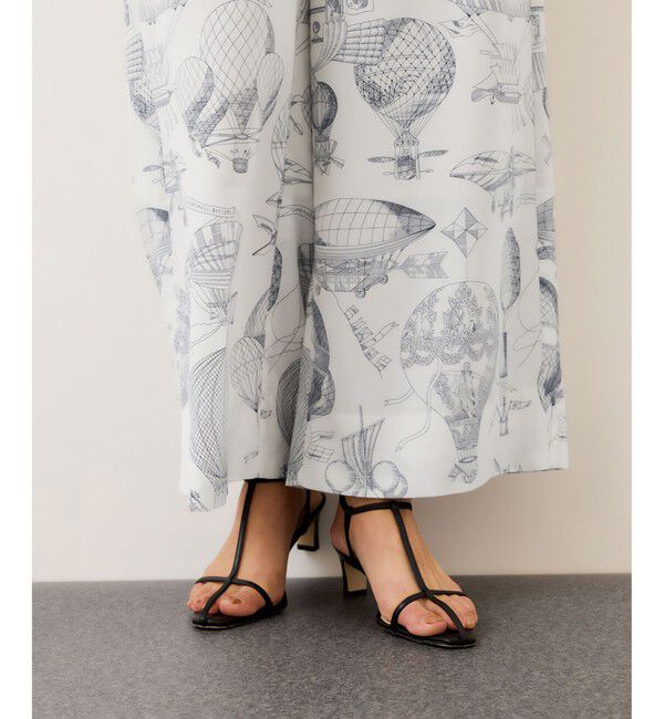 ROPE「ヴィンテージスカーフプリントパンツ/セットアップ対応」|チノ|