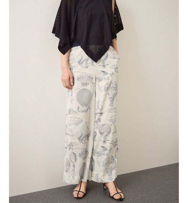 ROPE「ヴィンテージスカーフプリントパンツ/セットアップ対応」|チノ|