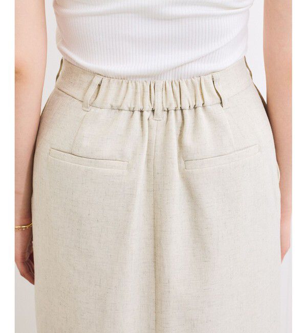 VIS「【セットアップ対応】Iラインスリットスカート」|スカート|