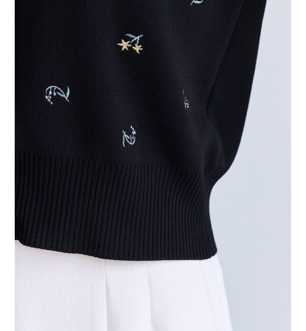 VIS「エンブロイダリーカーディガントップス」|カーディガン|