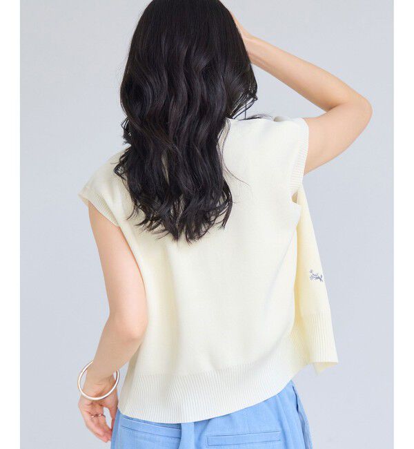 VIS「エンブロイダリーカーディガントップス」|カーディガン|