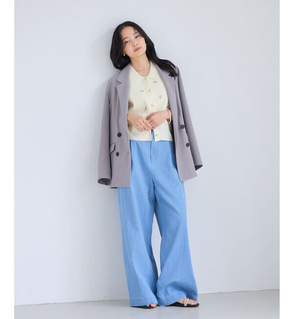 VIS「エンブロイダリーカーディガントップス」|カーディガン|