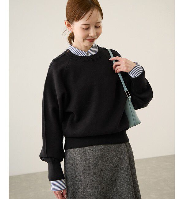 Rope&rsquo;Picnic「スウェットライクニットプルオーバー」|ニット・セーター|