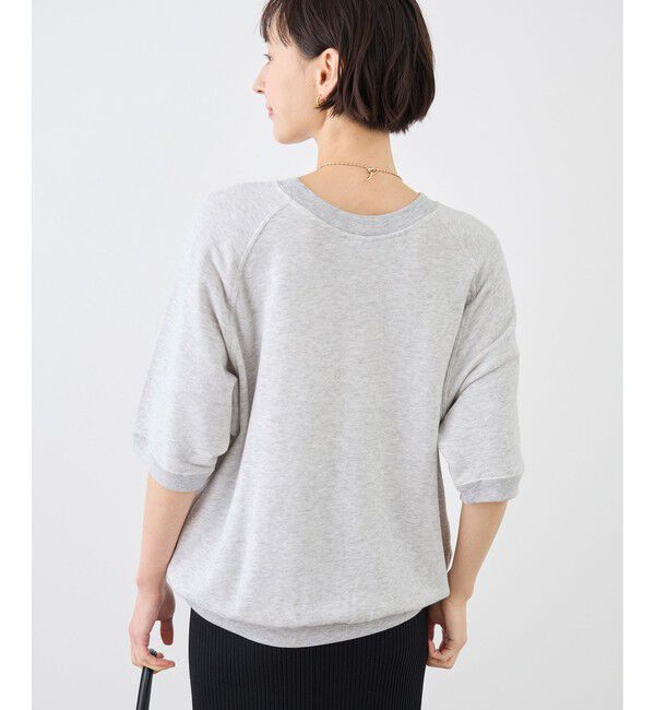 Rope&rsquo;Picnic「【Champion/チャンピオン別注】アソートロゴボートネックハーフスリーブスウェットプルオーバー」|Tシャツ・カットソー|