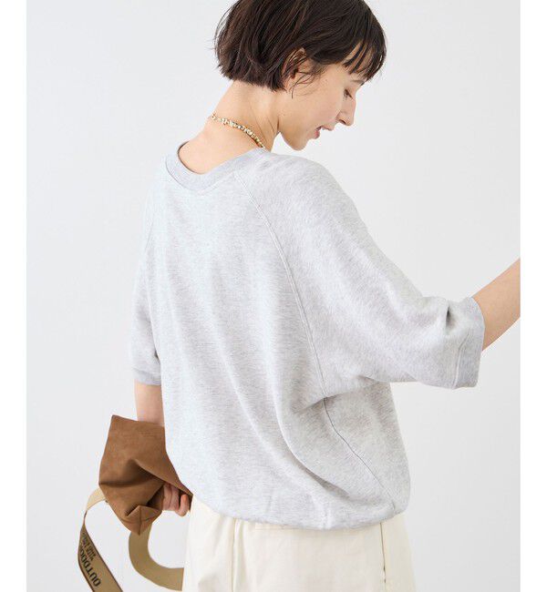 Rope&rsquo;Picnic「【Champion/チャンピオン別注】アソートロゴボートネックハーフスリーブスウェットプルオーバー」|Tシャツ・カットソー|