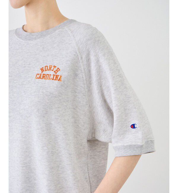 Rope&rsquo;Picnic「【Champion/チャンピオン別注】アソートロゴボートネックハーフスリーブスウェットプルオーバー」|Tシャツ・カットソー|