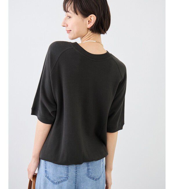 Rope&rsquo;Picnic「【Champion/チャンピオン別注】アソートロゴボートネックハーフスリーブスウェットプルオーバー」|Tシャツ・カットソー|