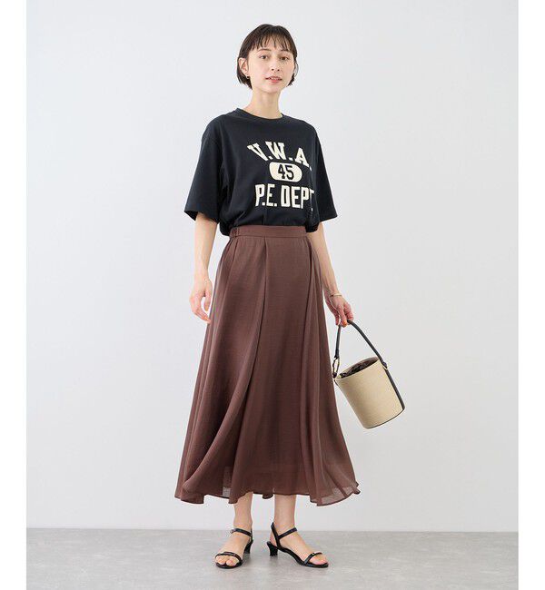 Rope&rsquo;Picnic「【Champion/チャンピオン別注】アソートロゴプリントオーバーサイズTシャツ/リンクコーデ」|Tシャツ・カットソー|