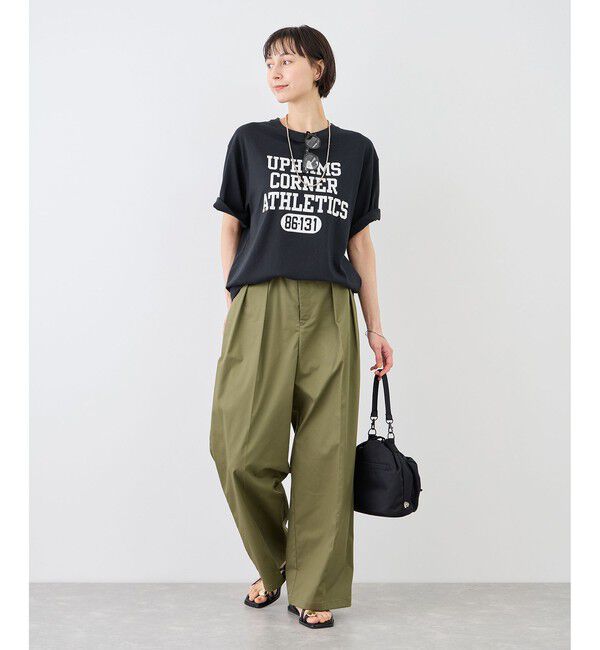 Rope&rsquo;Picnic「【Champion/チャンピオン別注】アソートロゴプリントオーバーサイズTシャツ/リンクコーデ」|Tシャツ・カットソー|