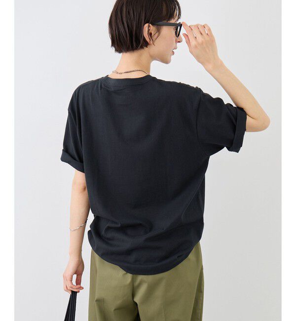 Rope&rsquo;Picnic「【Champion/チャンピオン別注】アソートロゴプリントオーバーサイズTシャツ/リンクコーデ」|Tシャツ・カットソー|