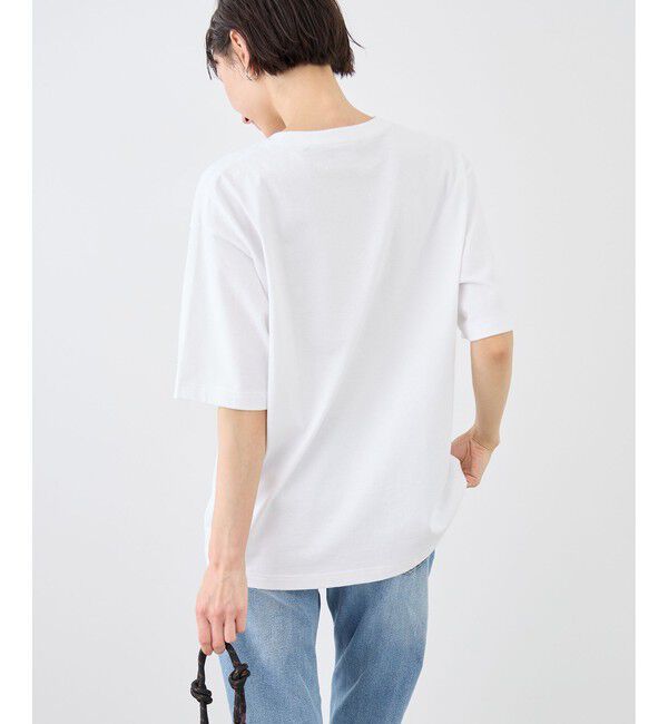 Rope&rsquo;Picnic「【Champion/チャンピオン別注】アソートロゴプリントオーバーサイズTシャツ/リンクコーデ」|Tシャツ・カットソー|